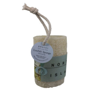 Natural Loofah Sponge - Vintage Map